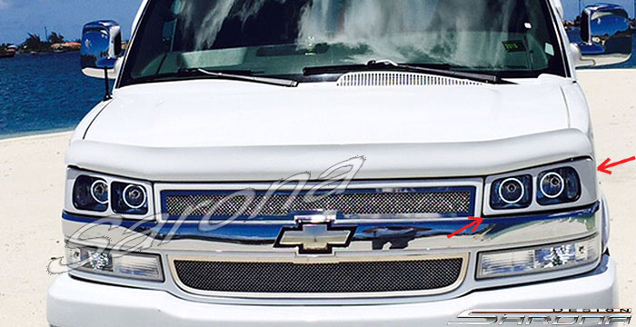 Custom Chevy Express Van  Head Lights (2003 - 2024) - $799.00 (Part #CH-001-HL)